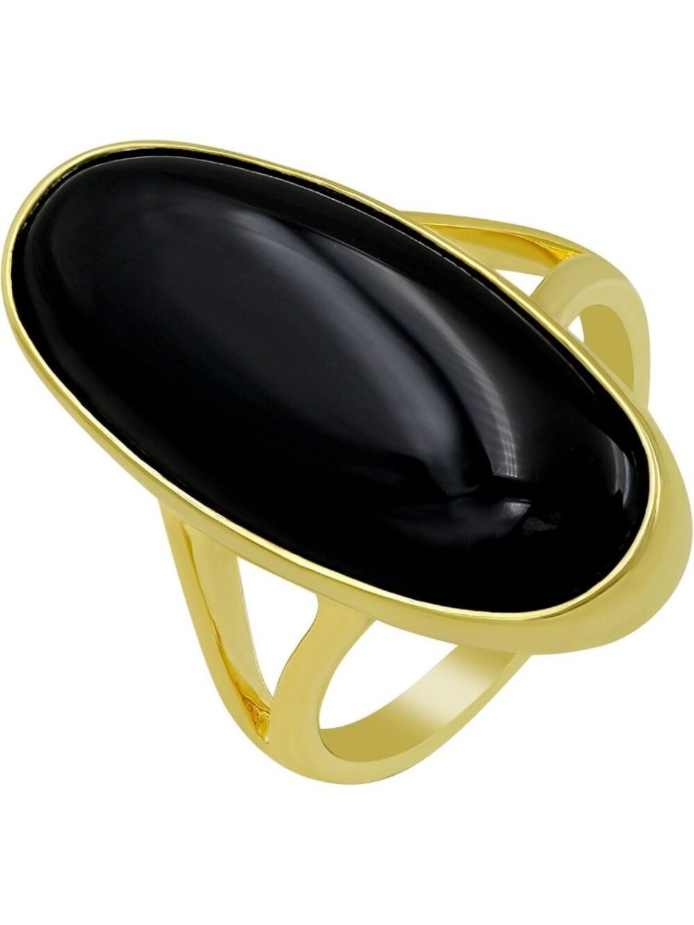 Stunning Natural Gemstone Solitaire Ring for Women, 14k Gold Plated Jewelry